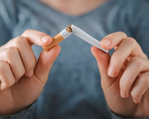 Smoking is harmful to mental health. Quitting is the solution.